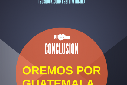 Oremos por Guatemala